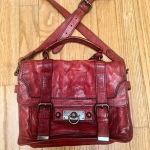 Frye Cameron Satchel - Burnt Red